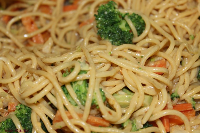 peanut noodles
