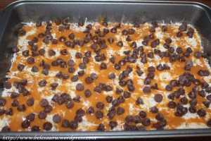 Chocolate caramel bar